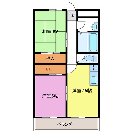 シティ伏見の物件間取画像